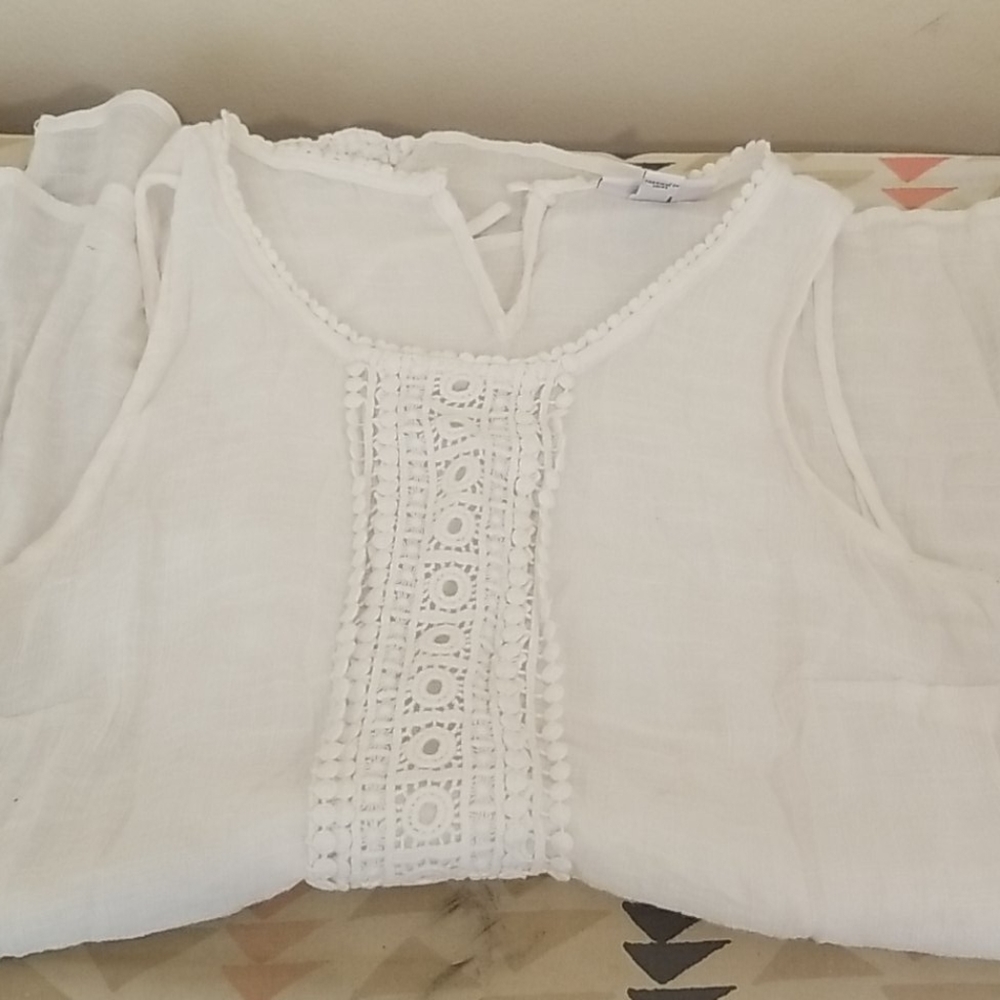 Lace pattern maternity tunic